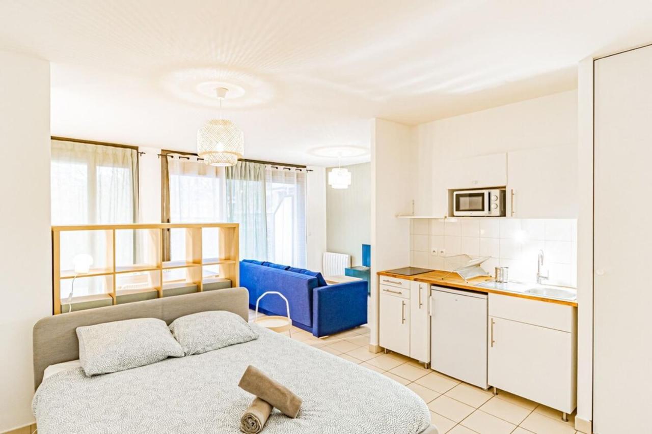 Le Petit Kaplan-Studio Cosy Avec Terrasse ลียง ภายนอก รูปภาพ
